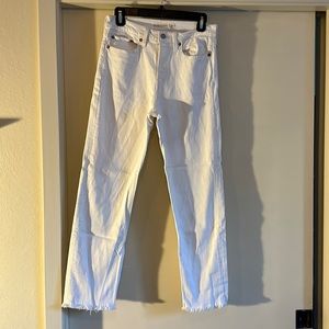 Levi’s Wedgie Straight White Size 28